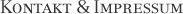 Kontakt Impressum